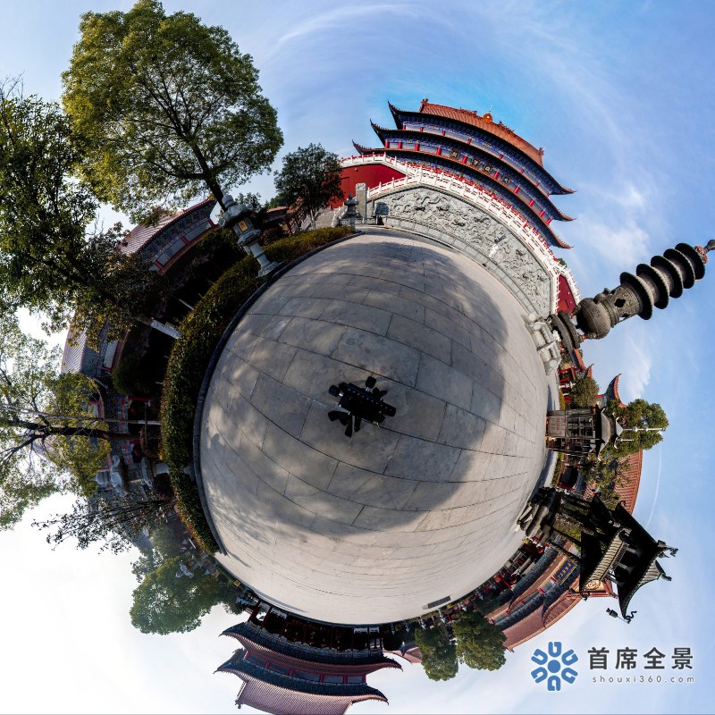 体验神秘合肥开福禅寺大雄宝殿之美：VR全景游览
